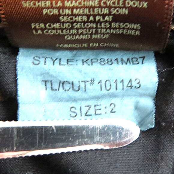 Kut from the Kloth Natalie Bootcut Flap Pocket Dark Wash Stretch Jeans Size 2 - Picture 16 of 16